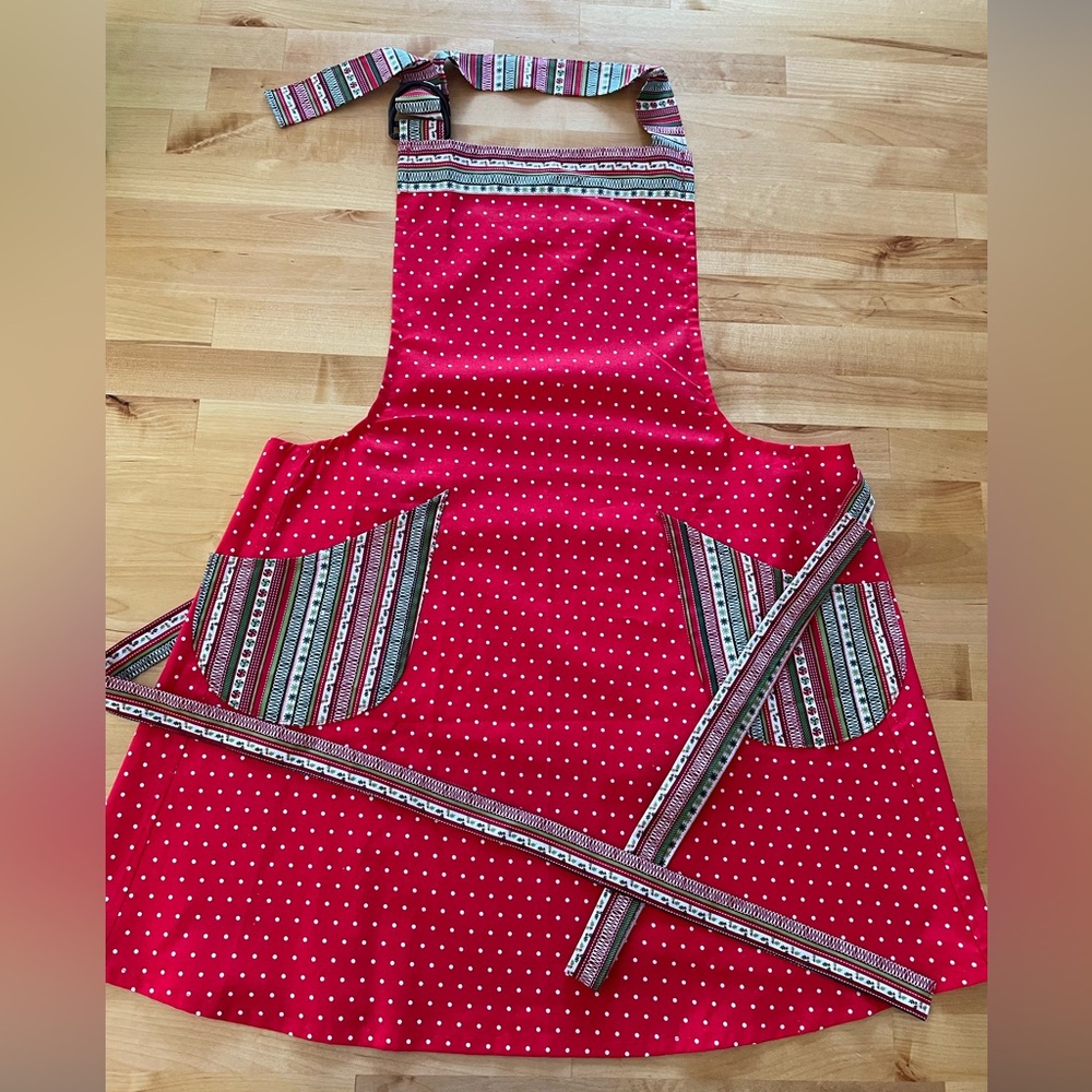 Handmade Christmas apron